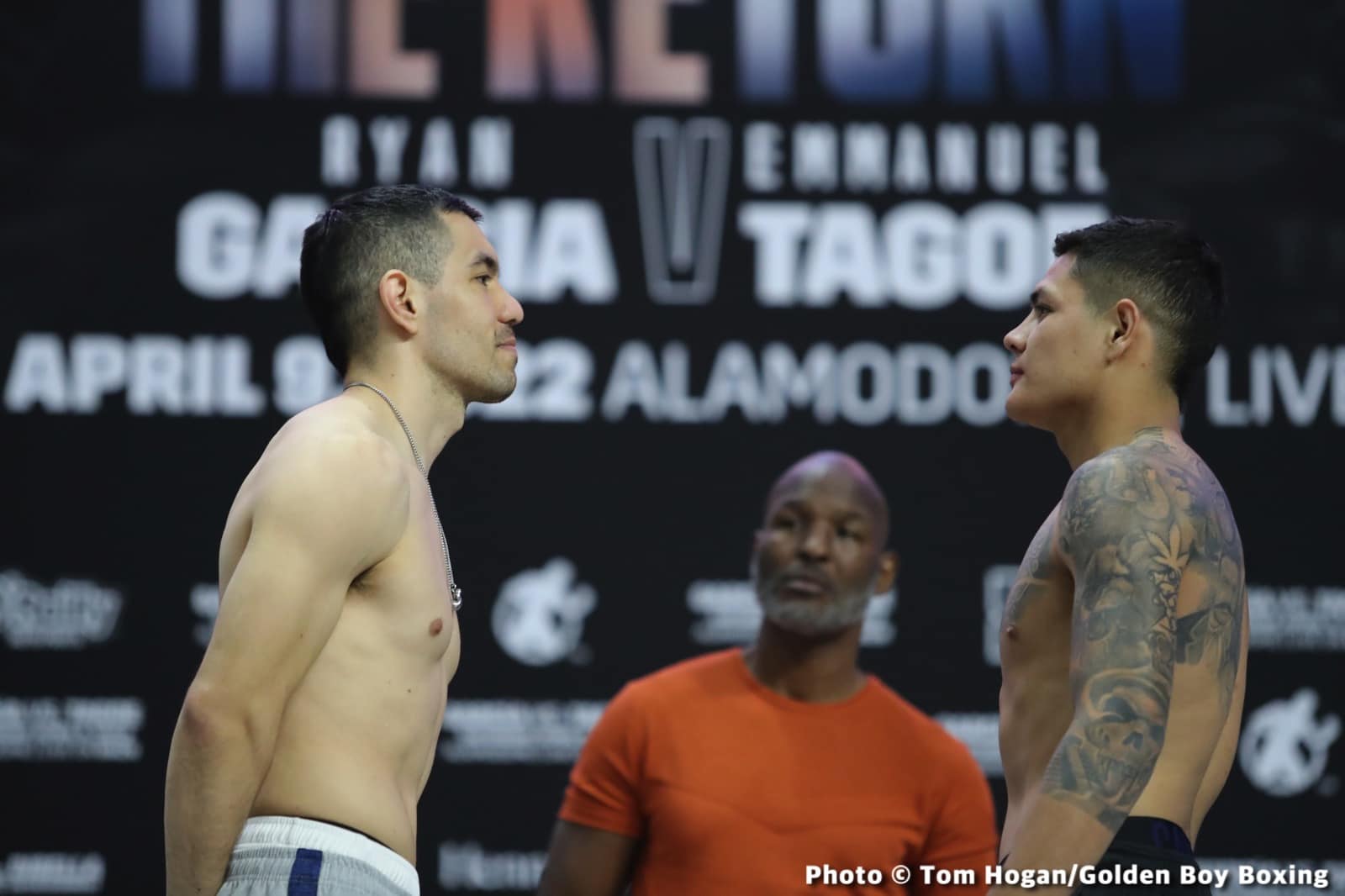 Ryan Garcia vs Emmanuel Tagoe Official DAZN Weigh In Results