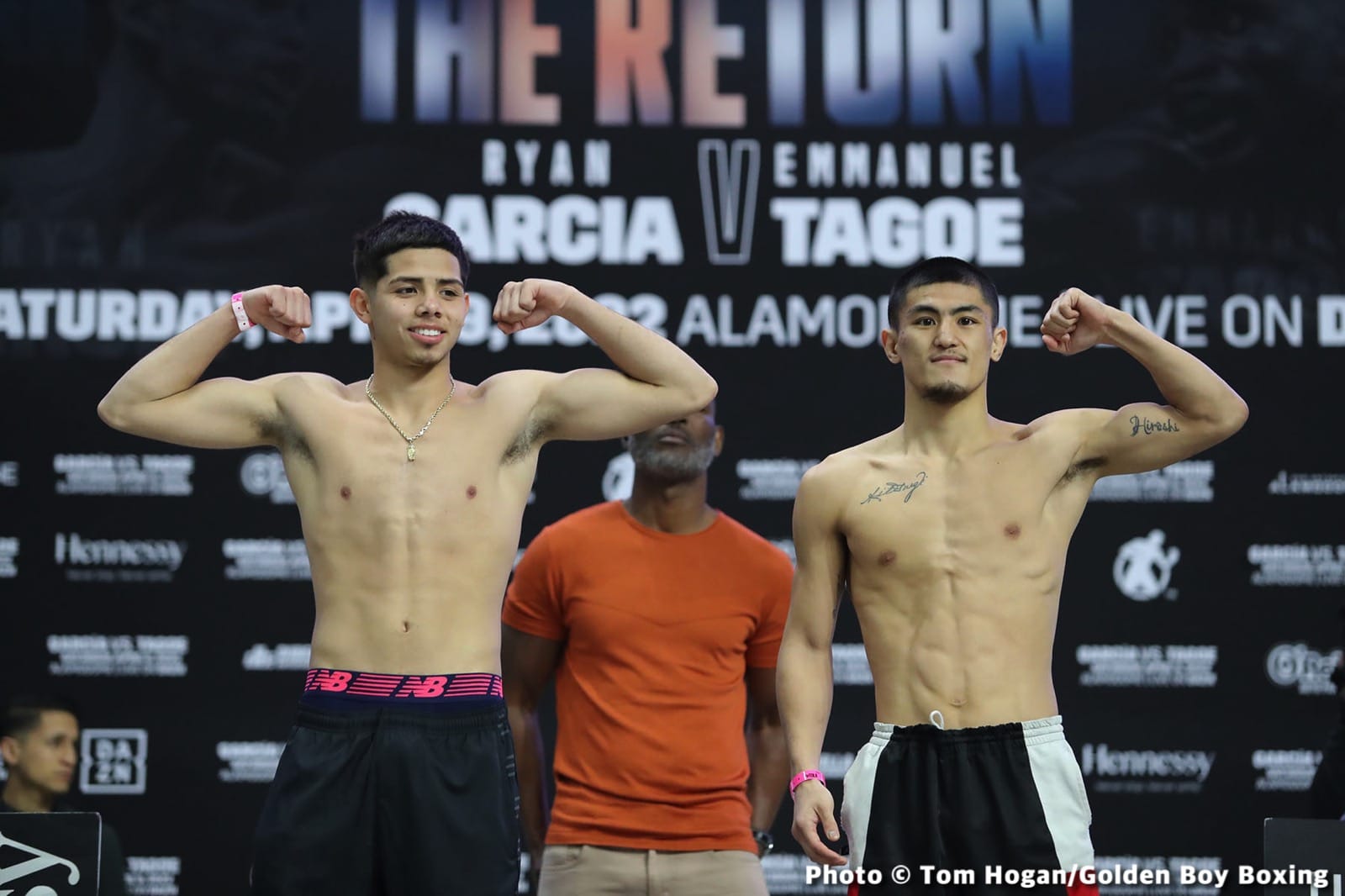 Ryan Garcia vs Emmanuel Tagoe Official DAZN Weigh In Results