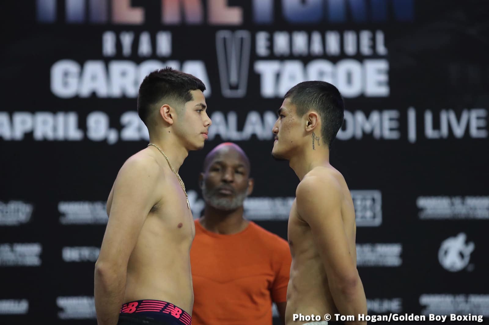 Ryan Garcia vs Emmanuel Tagoe Official DAZN Weigh In Results