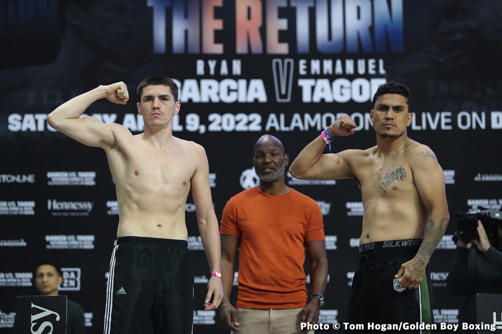 Ryan Garcia vs Emmanuel Tagoe Official DAZN Weigh In Results