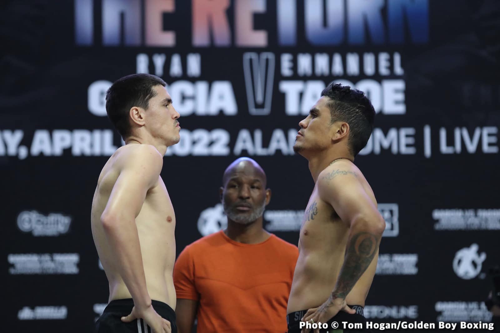 Ryan Garcia vs Emmanuel Tagoe Official DAZN Weigh In Results