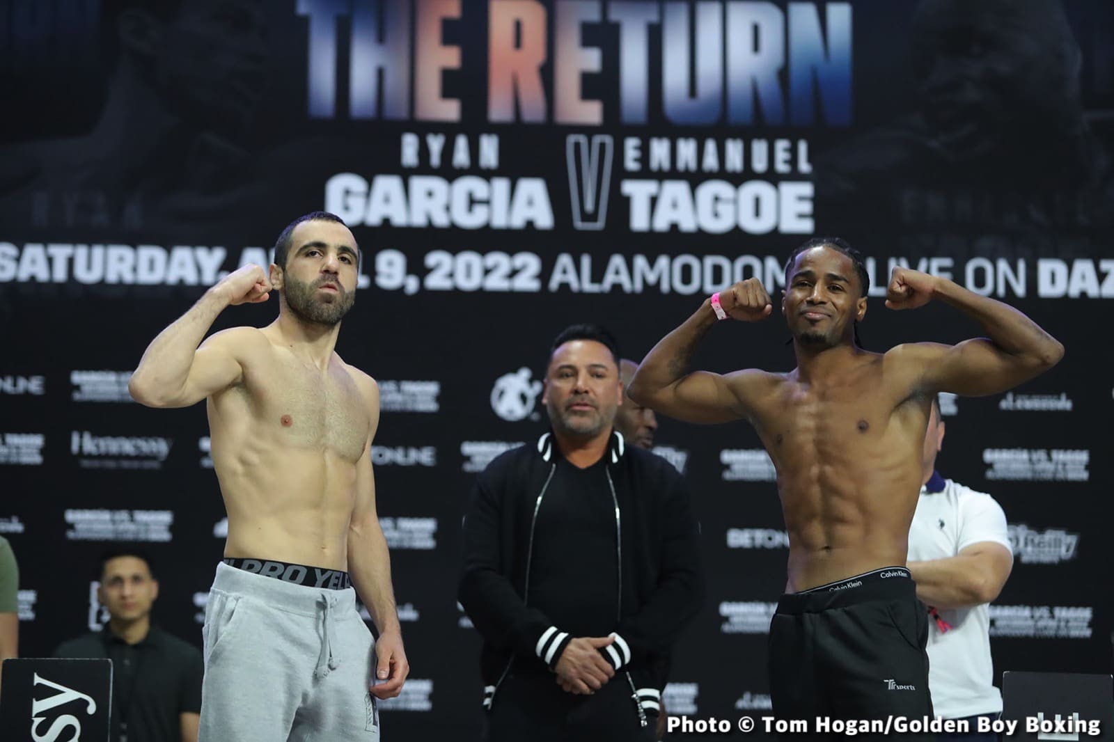 Ryan Garcia vs Emmanuel Tagoe Official DAZN Weigh In Results