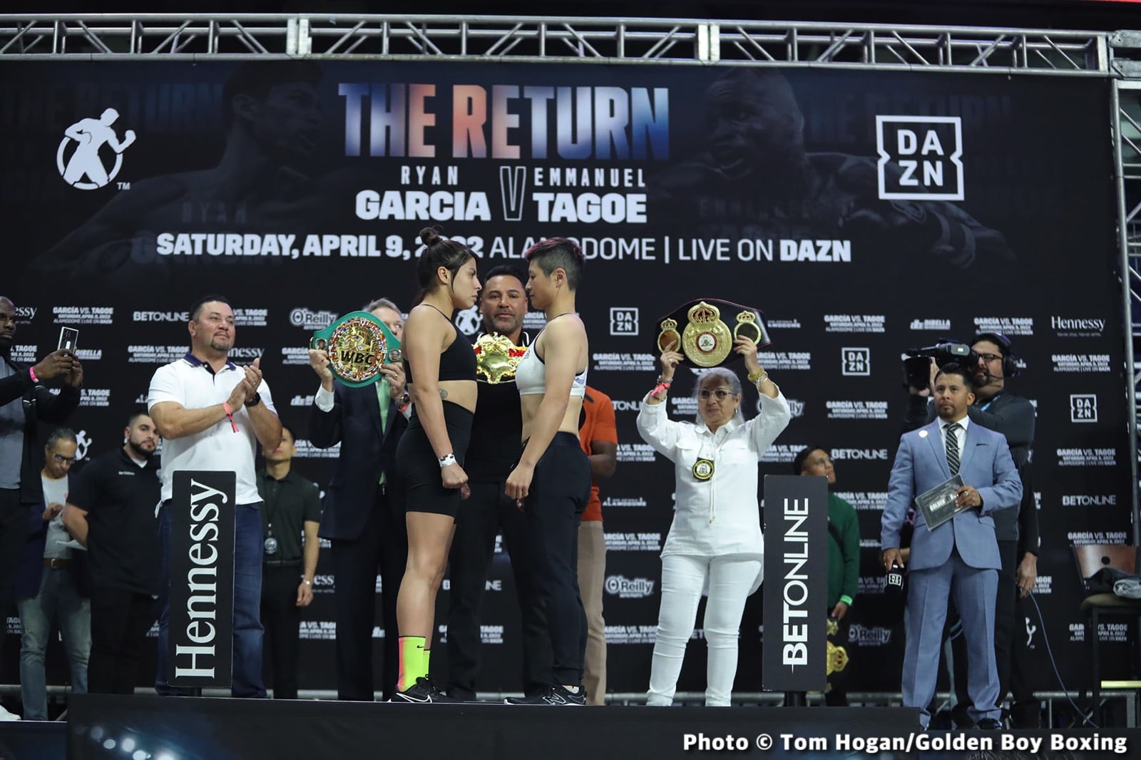 Ryan Garcia vs Emmanuel Tagoe Official DAZN Weigh In Results