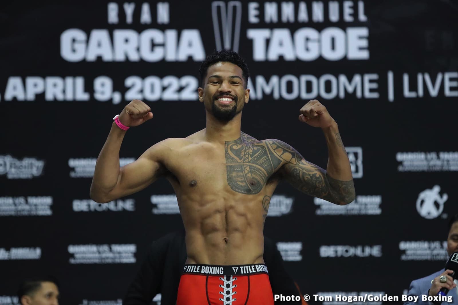Ryan Garcia vs Emmanuel Tagoe Official DAZN Weigh In Results