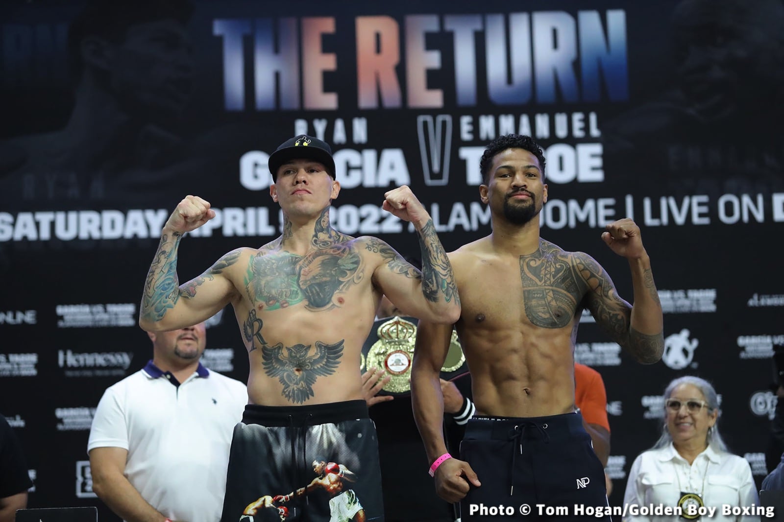 Ryan Garcia vs Emmanuel Tagoe Official DAZN Weigh In Results