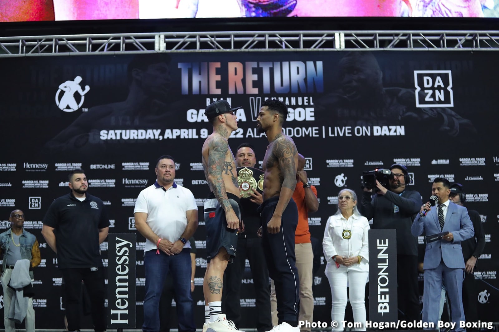 Ryan Garcia vs Emmanuel Tagoe Official DAZN Weigh In Results