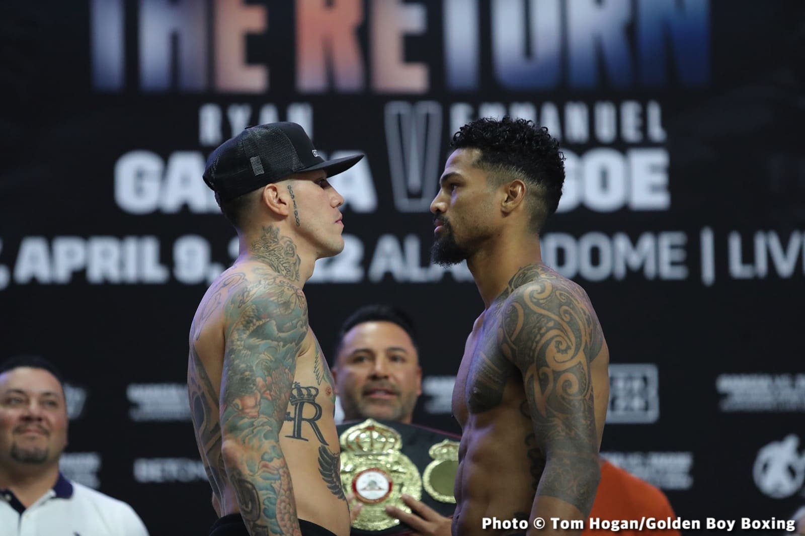 Ryan Garcia vs Emmanuel Tagoe Official DAZN Weigh In Results
