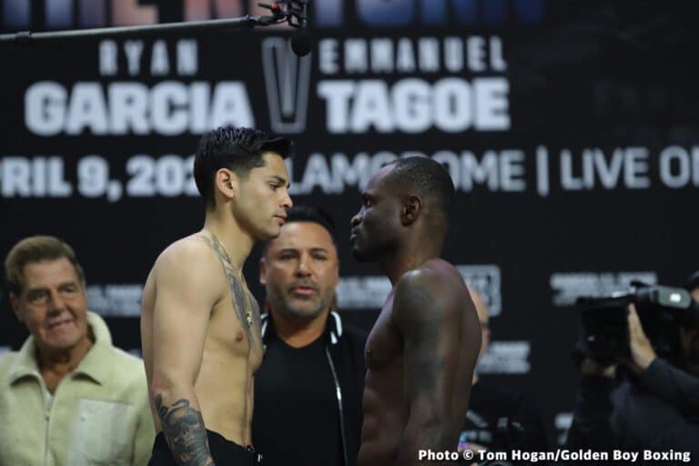 Weights: Ryan Garcia, Emmanuel Tagoe Ready To Fight!