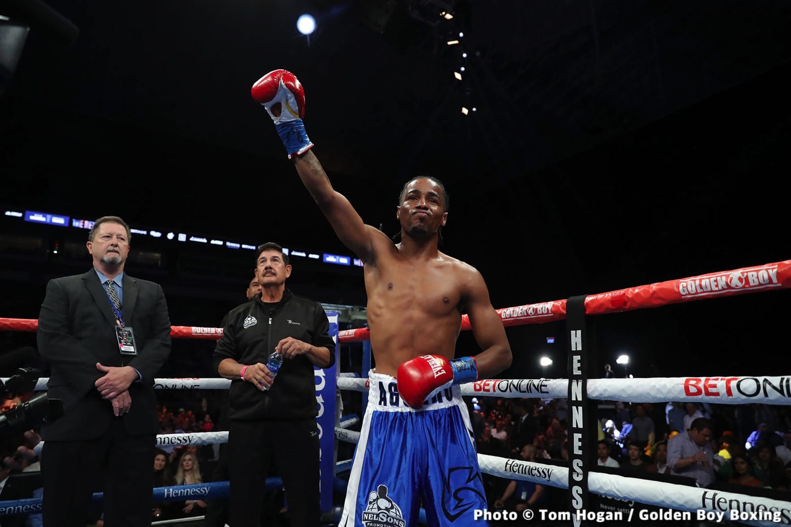 Photos: Ryan Garcia batters Tagoe, Mosley Jr defeats Rosado