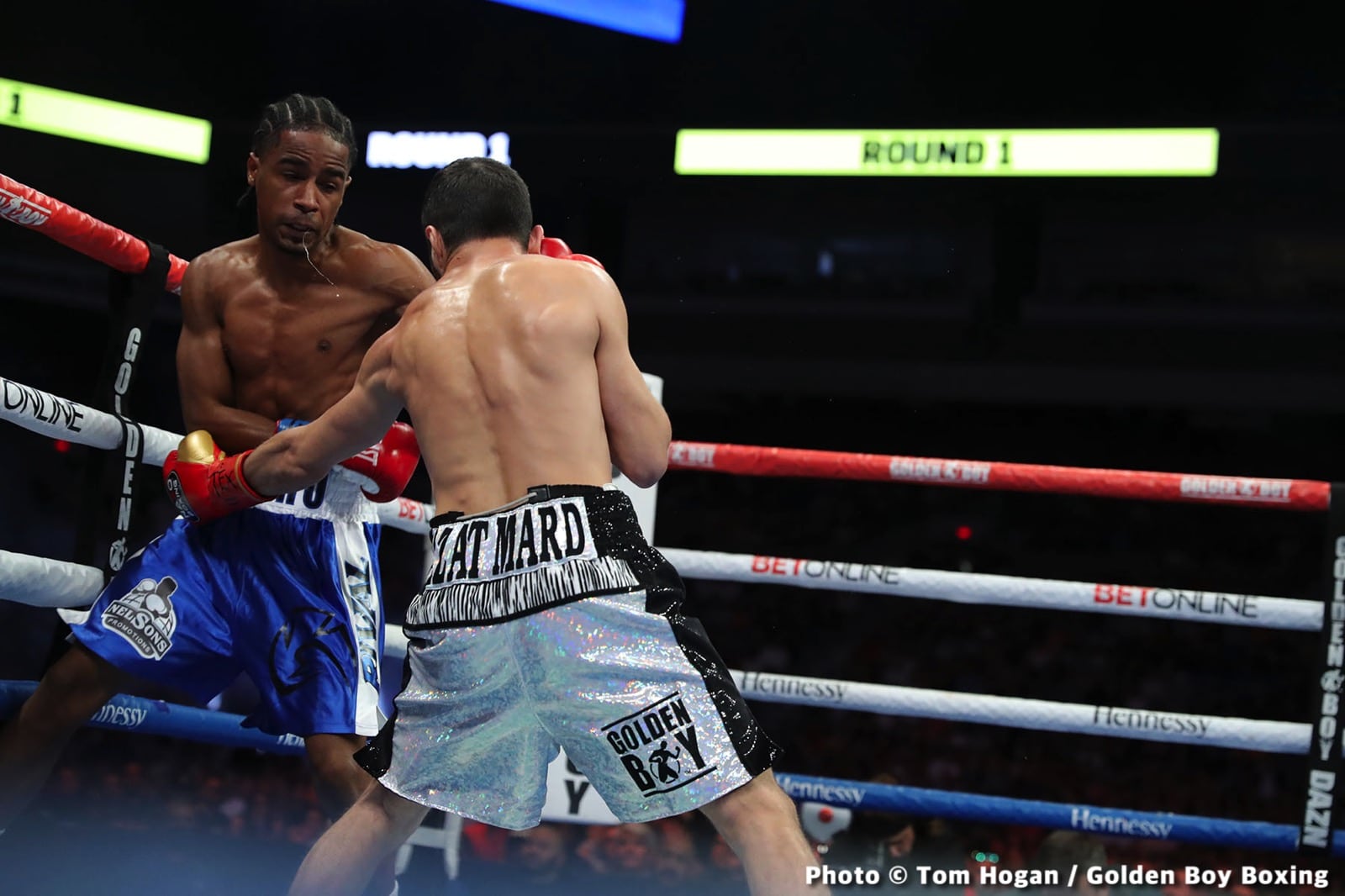 Photos: Ryan Garcia batters Tagoe, Mosley Jr defeats Rosado