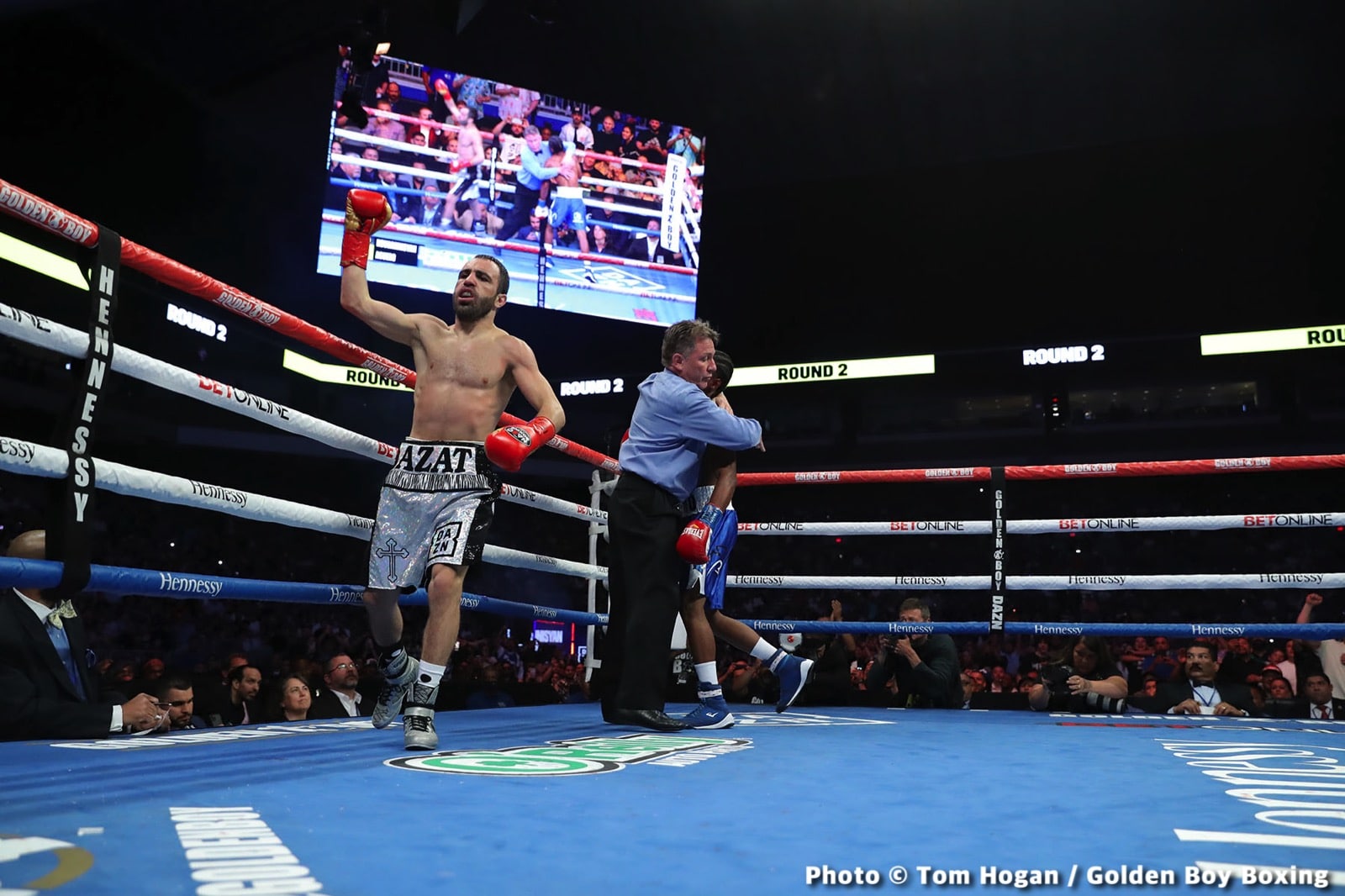Photos: Ryan Garcia batters Tagoe, Mosley Jr defeats Rosado