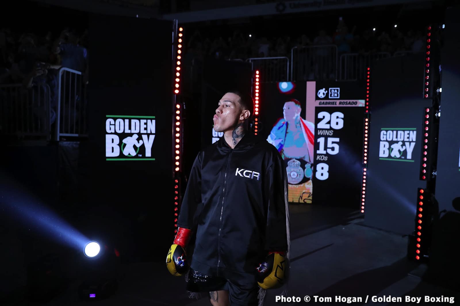 Photos: Ryan Garcia batters Tagoe, Mosley Jr defeats Rosado