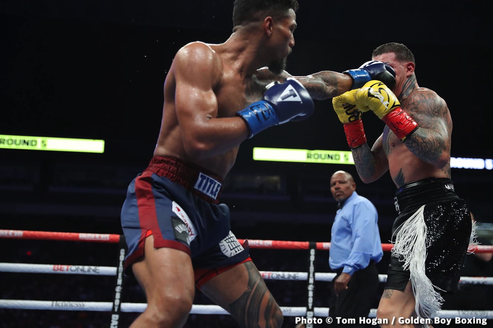 Photos: Ryan Garcia batters Tagoe, Mosley Jr defeats Rosado