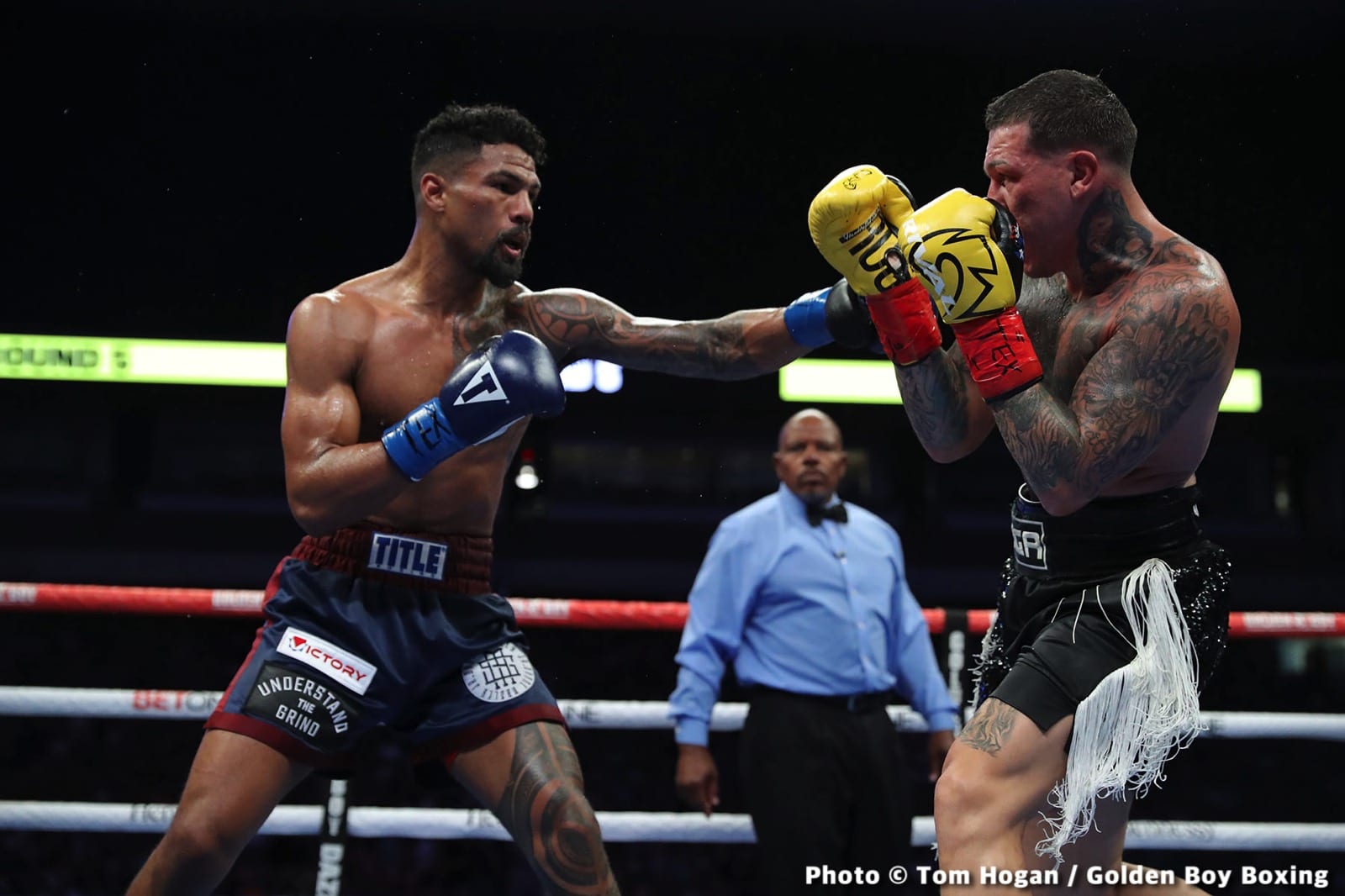 Photos: Ryan Garcia batters Tagoe, Mosley Jr defeats Rosado