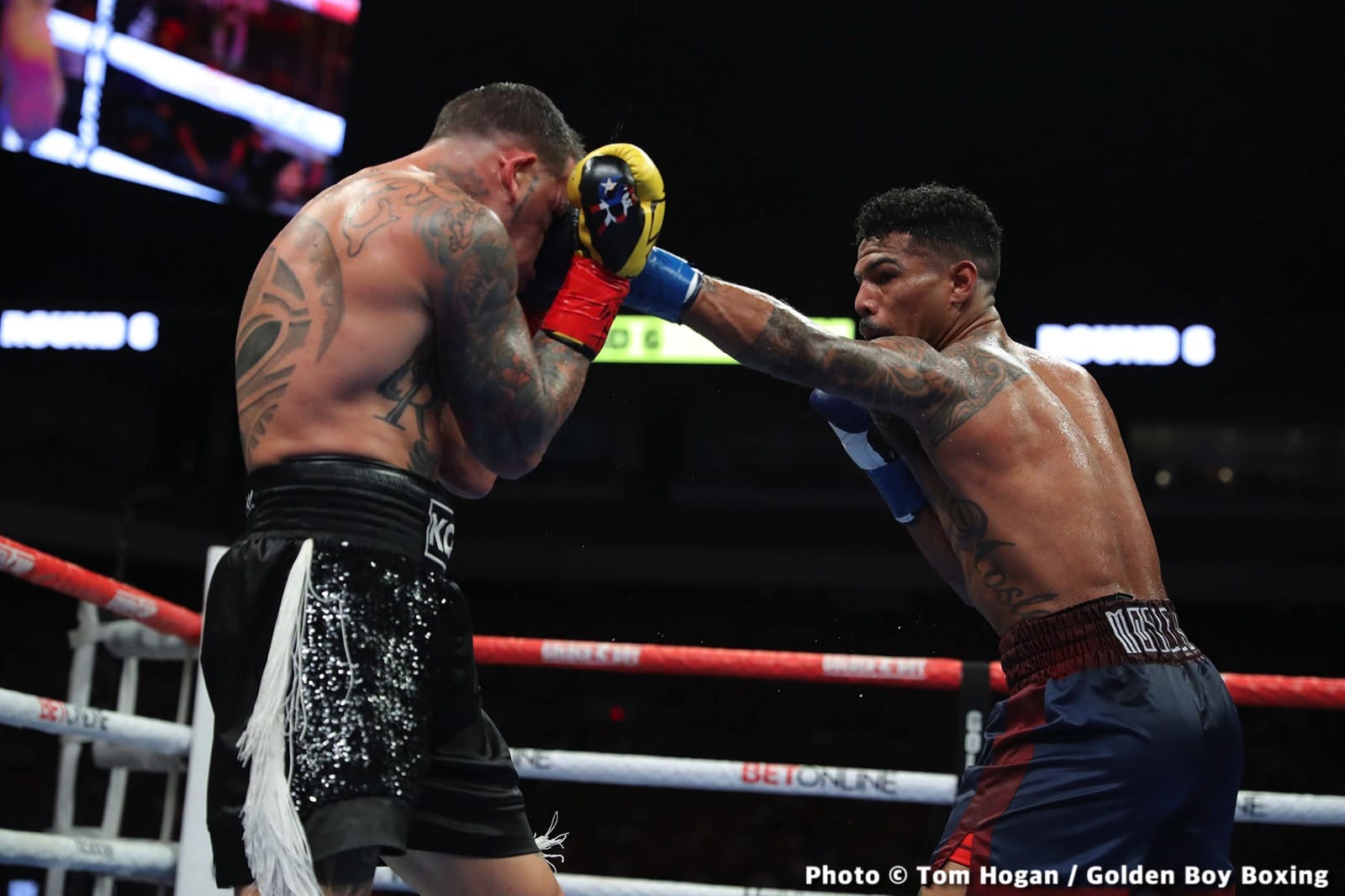 Photos: Ryan Garcia batters Tagoe, Mosley Jr defeats Rosado