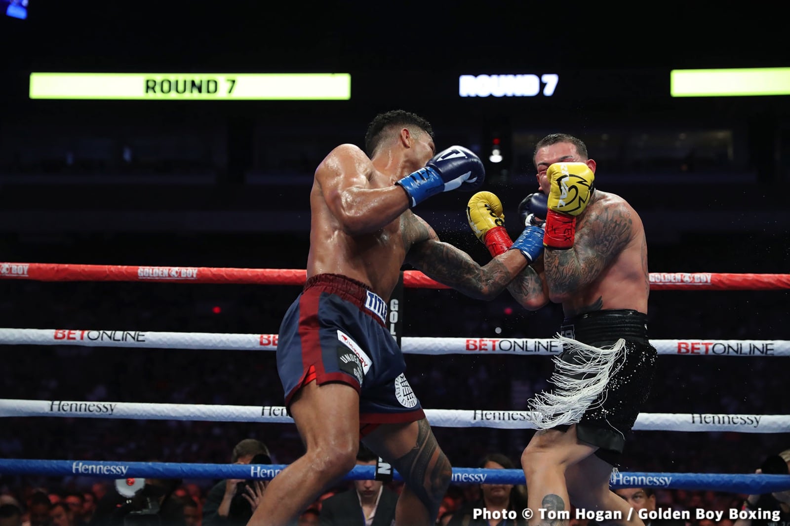 Photos: Ryan Garcia batters Tagoe, Mosley Jr defeats Rosado