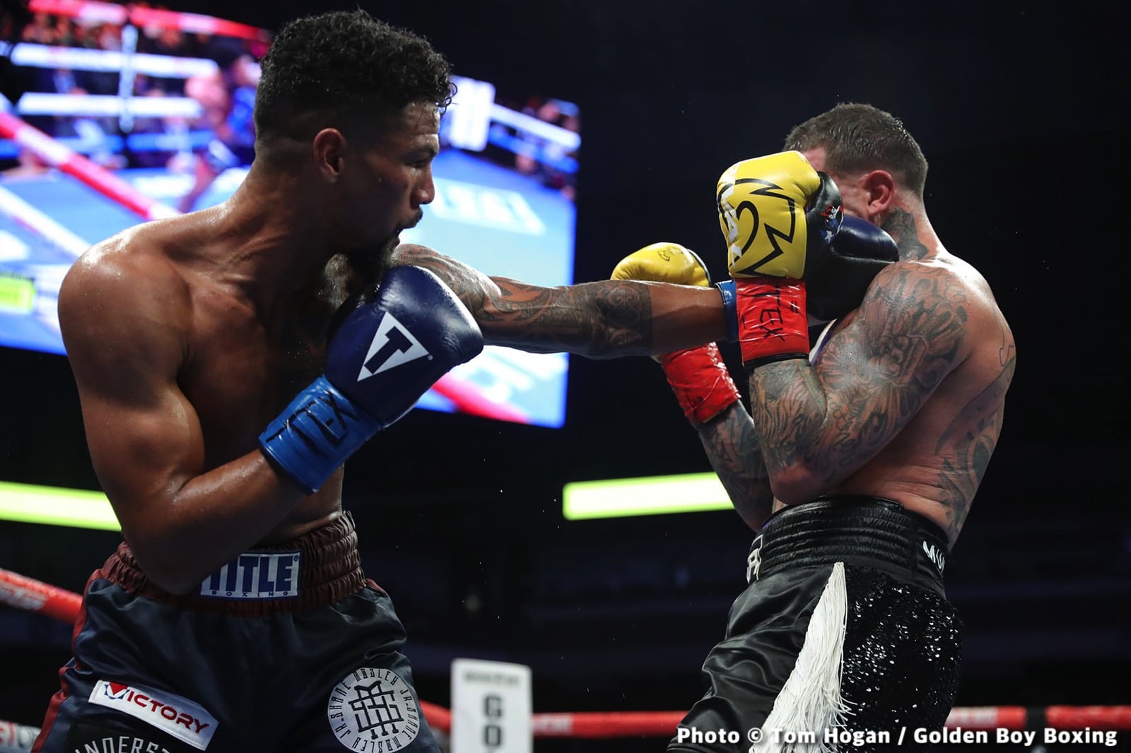 Photos: Ryan Garcia batters Tagoe, Mosley Jr defeats Rosado