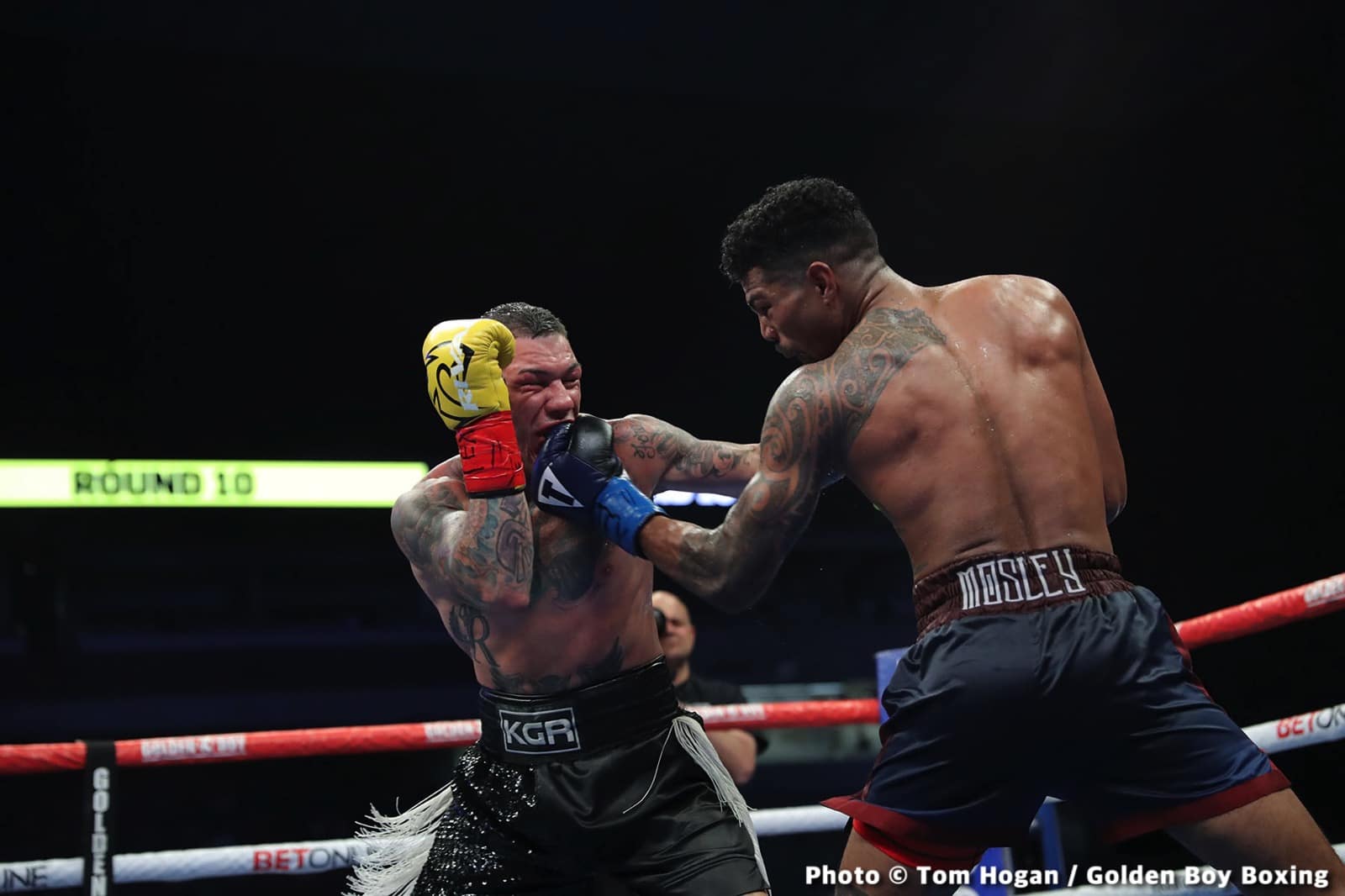 Photos: Ryan Garcia batters Tagoe, Mosley Jr defeats Rosado