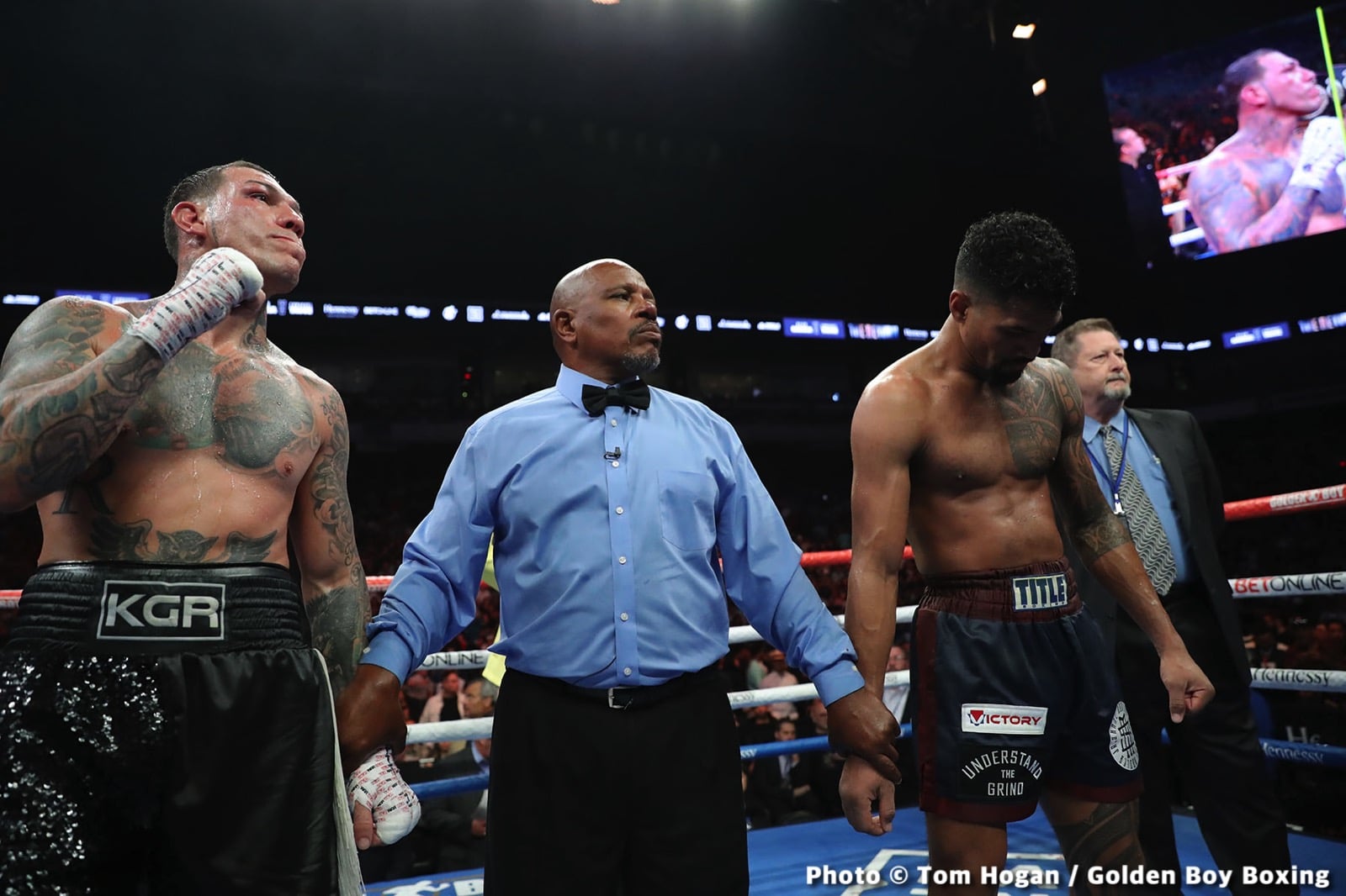 Photos: Ryan Garcia batters Tagoe, Mosley Jr defeats Rosado