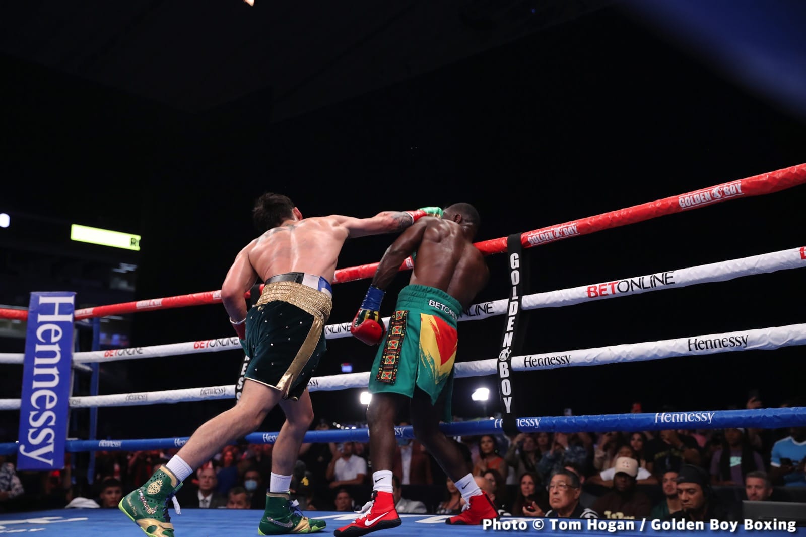 Photos: Ryan Garcia batters Tagoe, Mosley Jr defeats Rosado