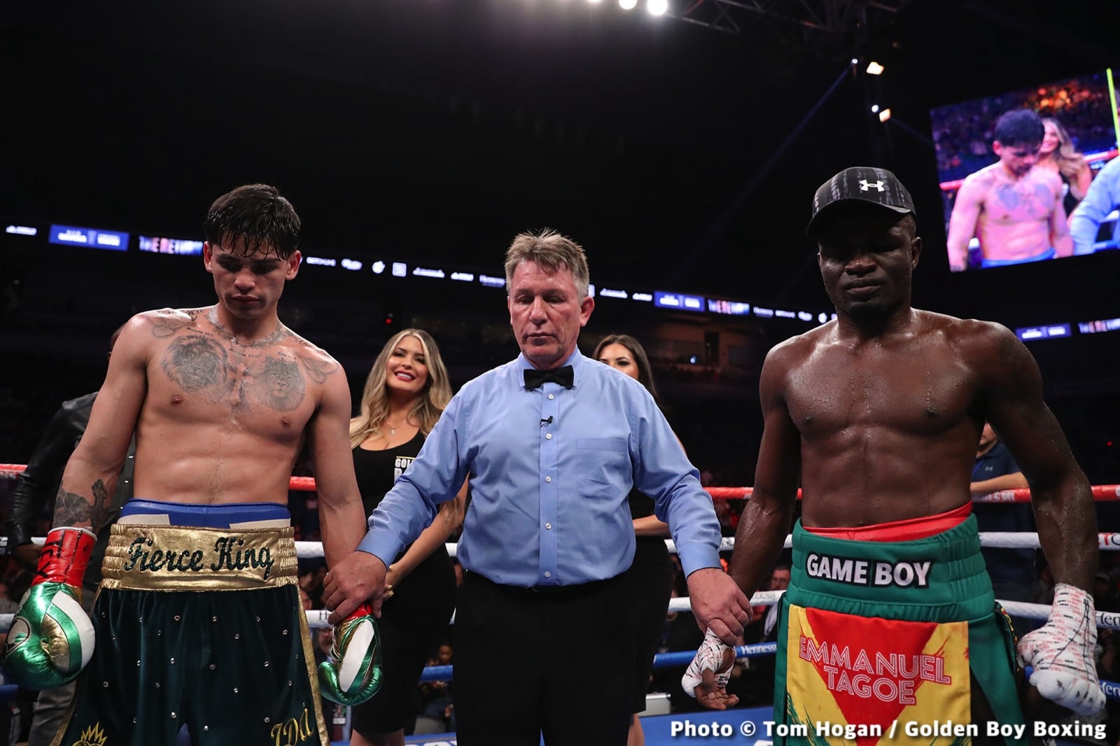 Photos: Ryan Garcia batters Tagoe, Mosley Jr defeats Rosado