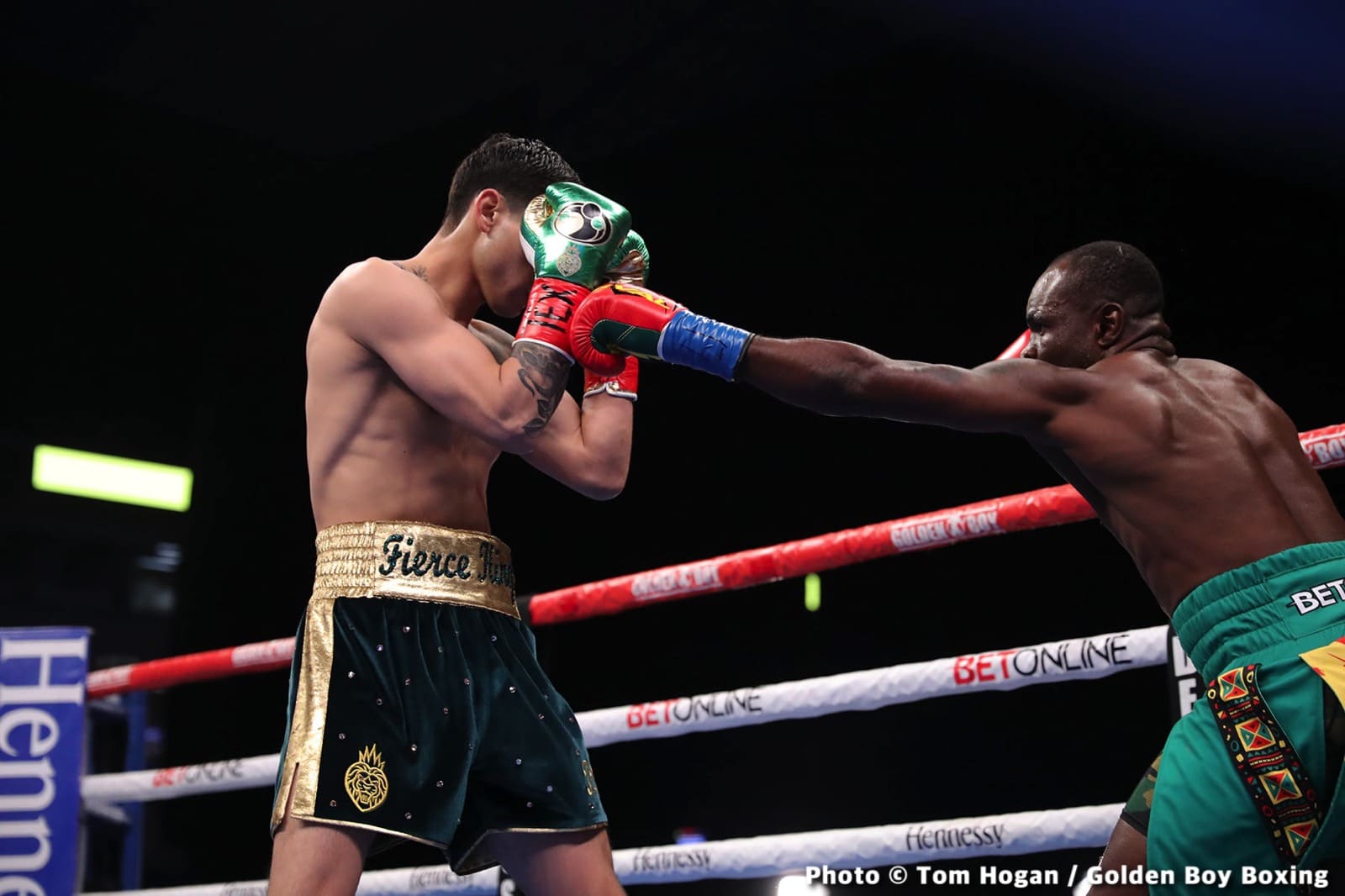 Photos: Ryan Garcia batters Tagoe, Mosley Jr defeats Rosado