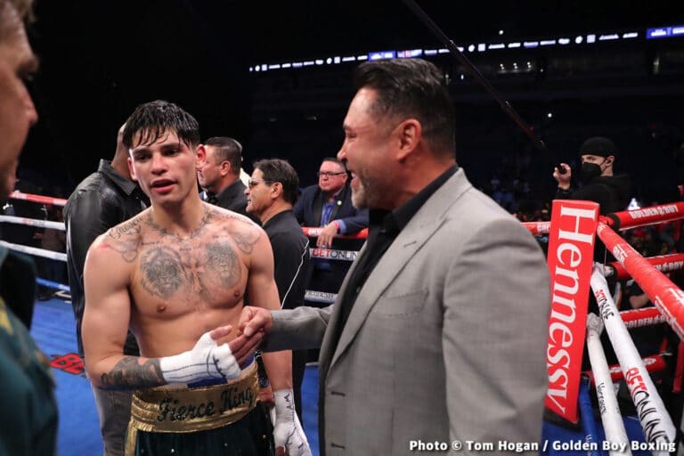 Eddie Hearn wants Ryan Garcia vs. Maxi Hughes next in the UK