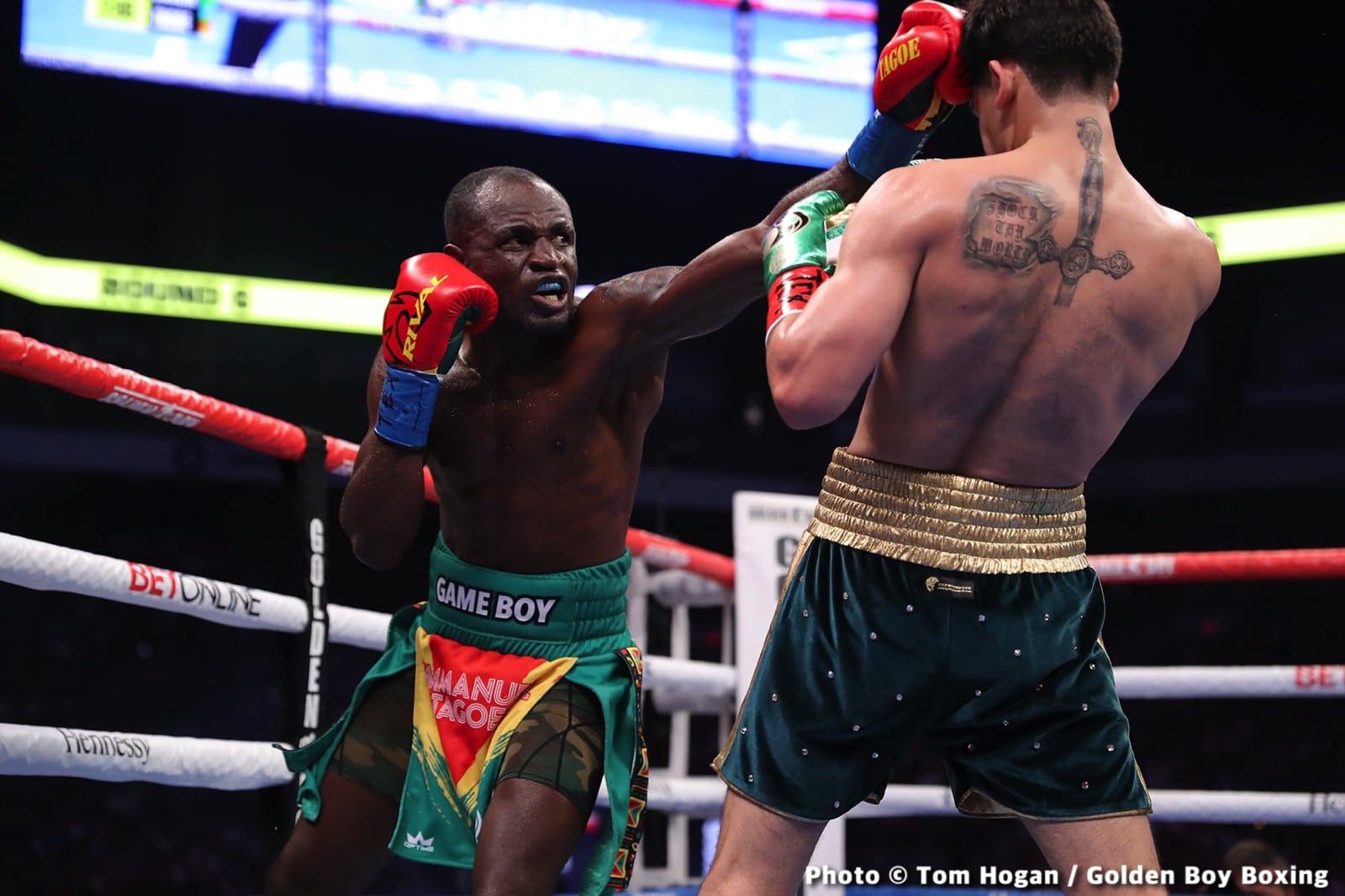 Photos: Ryan Garcia batters Tagoe, Mosley Jr defeats Rosado