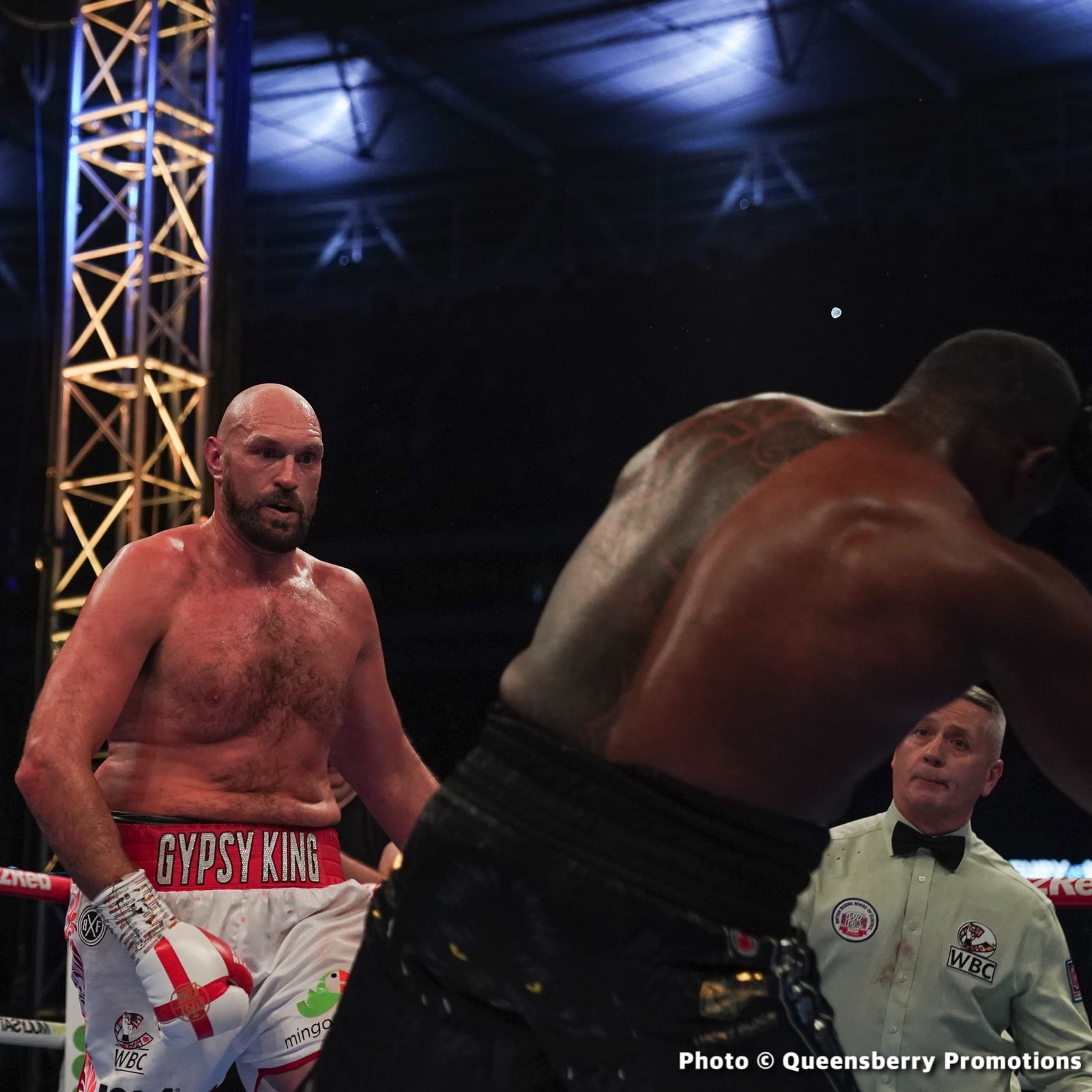 Photos: Tyson Fury Knocks Out Dillian Whyte in 6 at Wembley, London