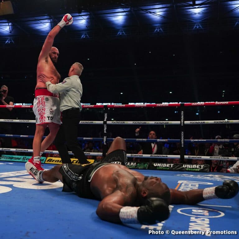 Tyson Fury Ends A Messy Fight With A Perfect Right Uppercut, Takes Out Dillian Whyte In 6 - Boxing Results