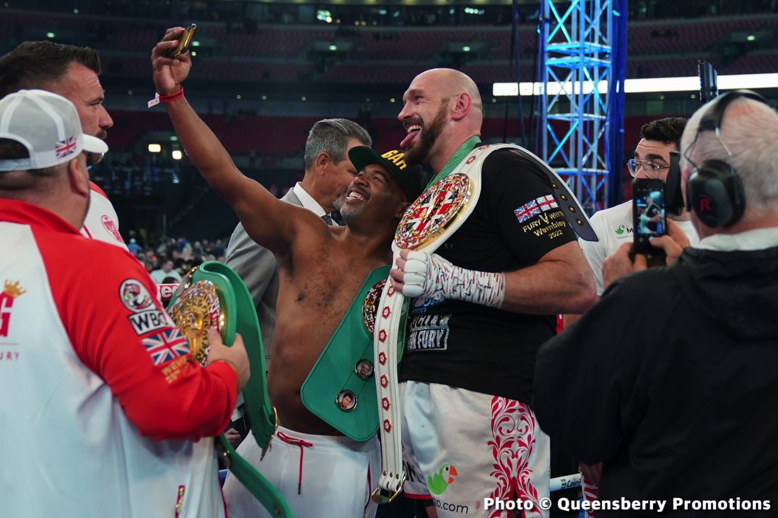 Photos: Tyson Fury Knocks Out Dillian Whyte in 6 at Wembley, London