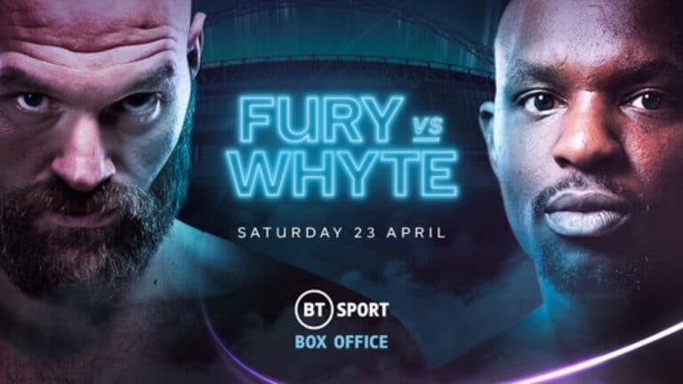 Tyson Fury - Dillian Whyte On BT Sport Box Office For £24.95