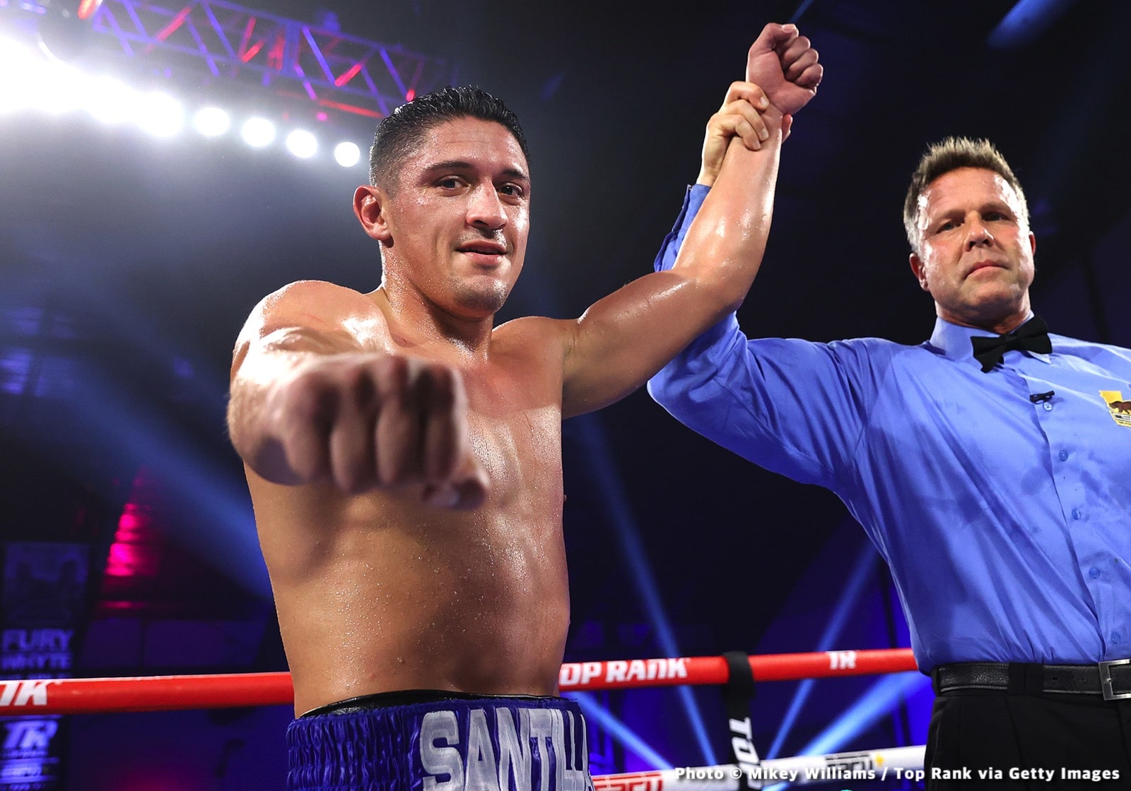 Photos: Mikaela Mayer beats Han, Giovani Santillan Stops Barraza