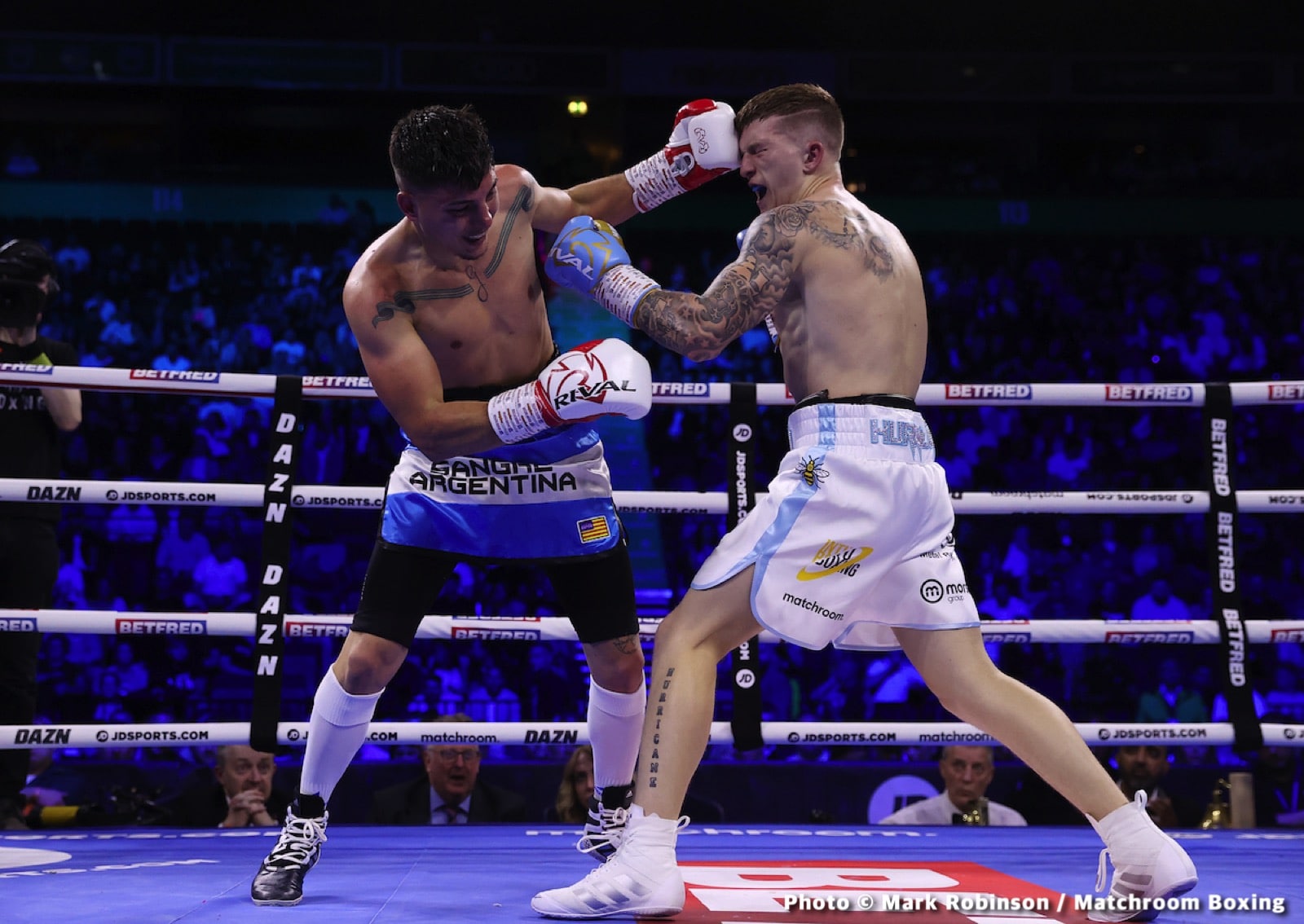 Boxing photo: Chris Van Heerden, Conor Benn image Conor Benn Scores Impressive 2nd Round KO Over Van Heerden - Boxing Results