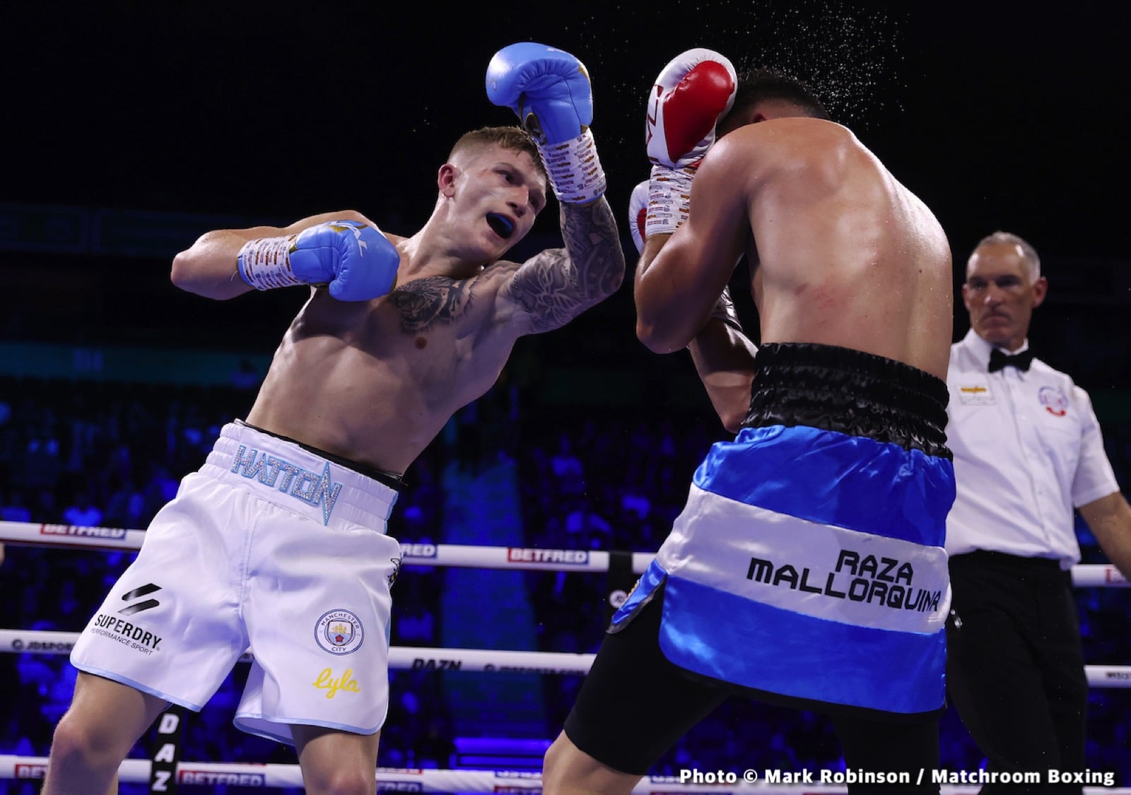 Boxing photo: Chris Van Heerden, Conor Benn image Conor Benn Scores Impressive 2nd Round KO Over Van Heerden - Boxing Results