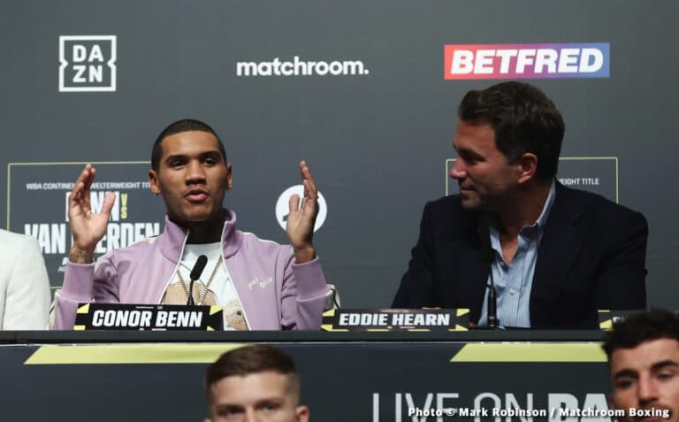 Conor Benn could have BIG fight in August/September, says Eddie Hearn