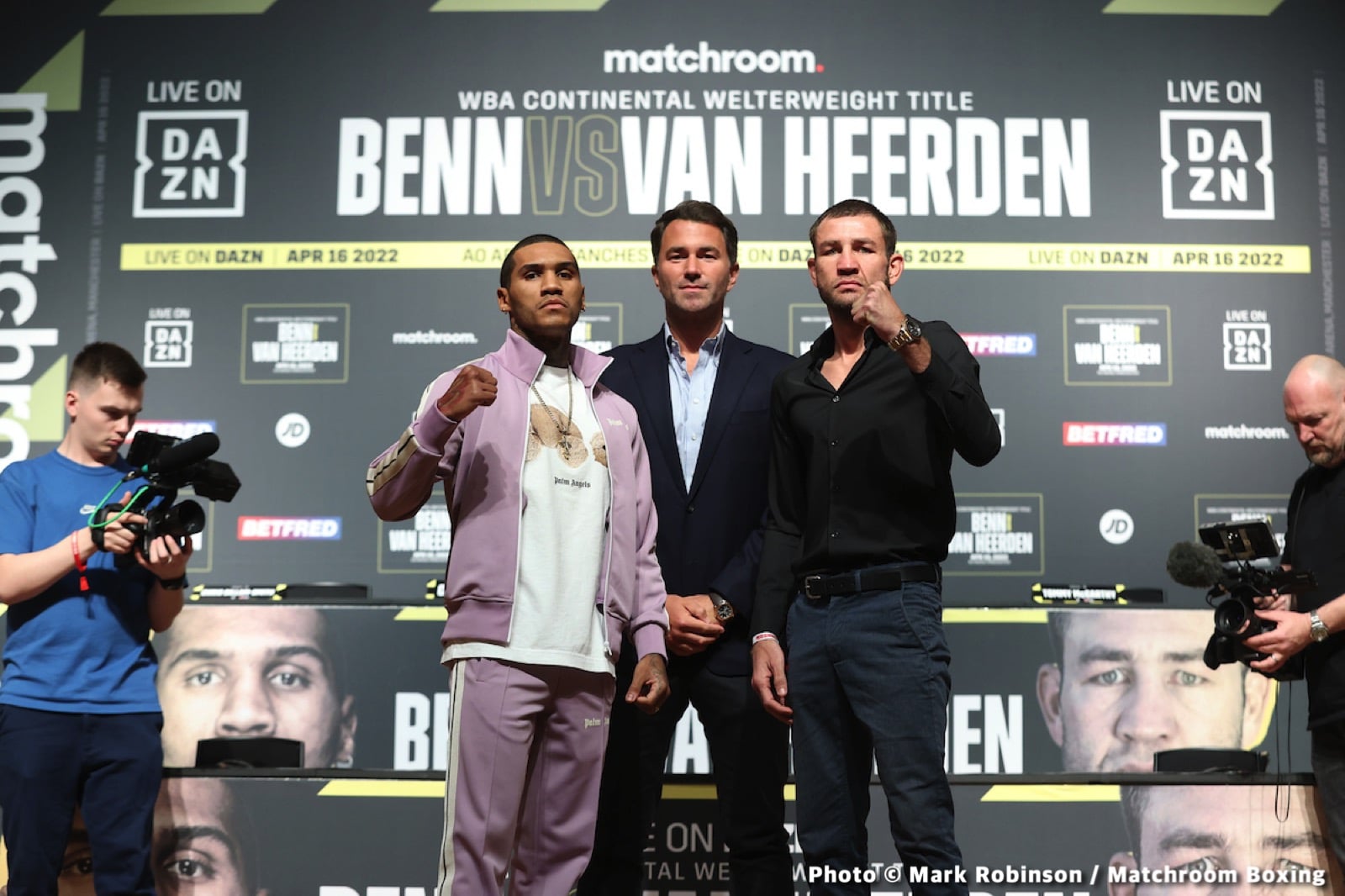 Chris Van Heerden, Conor Benn boxing image / photo