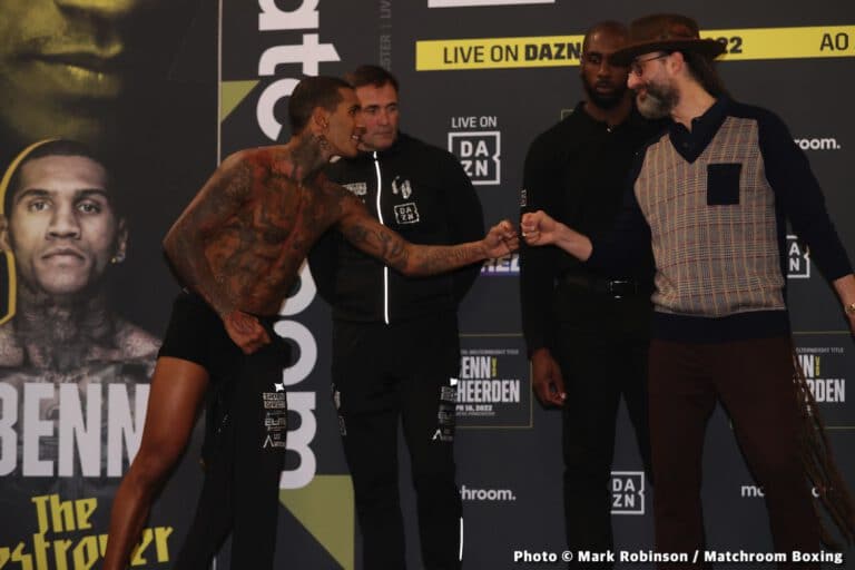 Conor Benn vs Chris van Heerden Official DAZN Weigh In Results