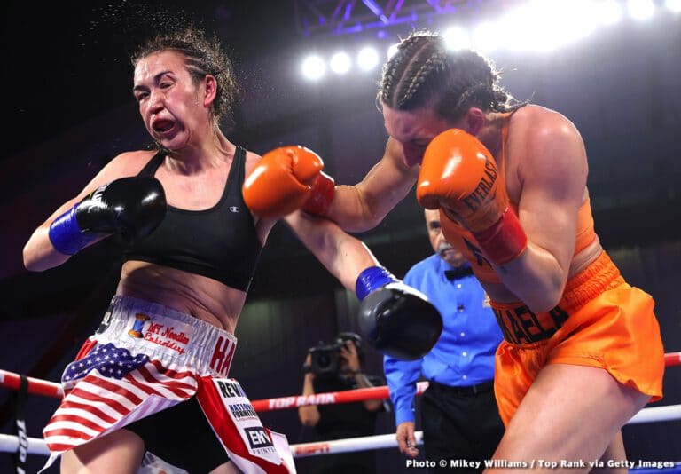Mikaela Mayer Wins Another Slugfest, Decisions Han To Retain Jr Lightweight Title - Boxing Results