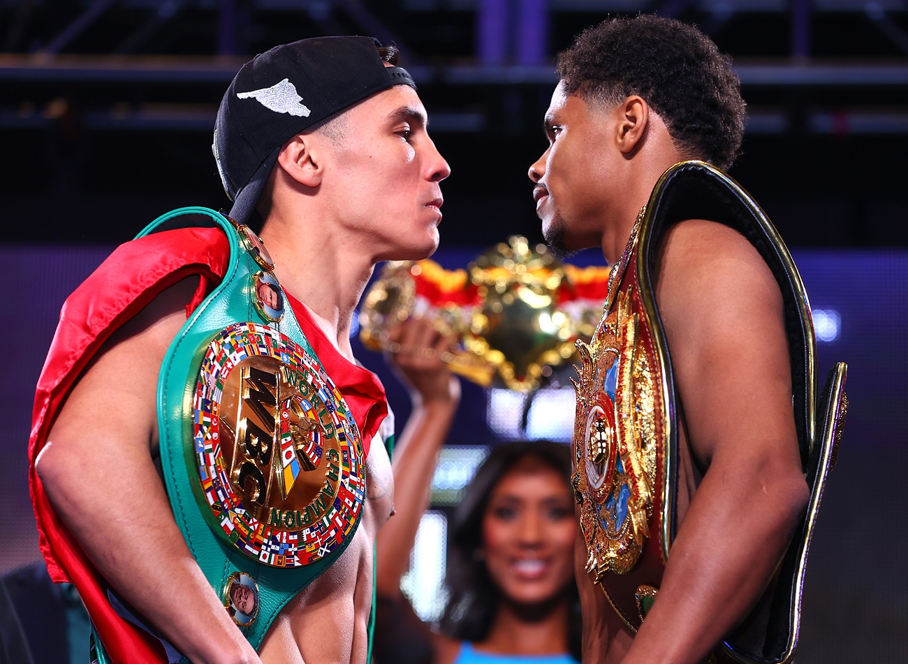 Oscar Valdez vs. Shakur Stevenson - weights