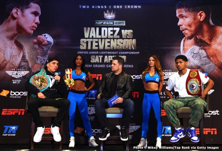 Oscar Valdez excited about fighting Shakur Stevenson tonight