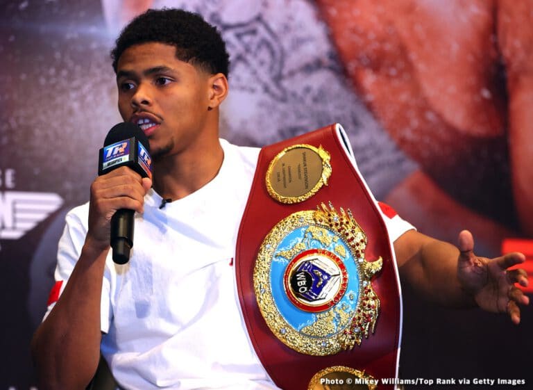 Shakur Stevenson On Potential Fight With Tank Davis: “I Think That's The Biggest And Best Fight In Boxing”