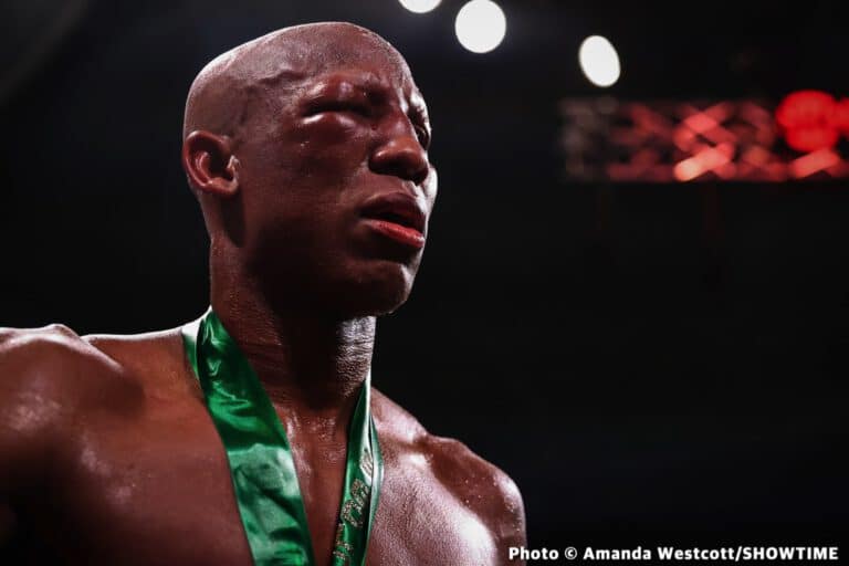 Yordenis Ugas suffered a fractured orbital in defeat against Errol Spence