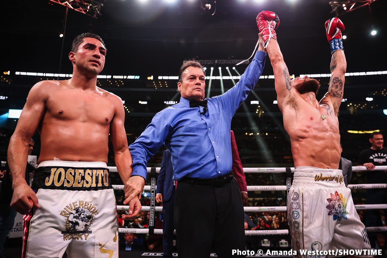 Photos: Spence TKOs Ugas in 10th, Cruz Dominates Gamboa