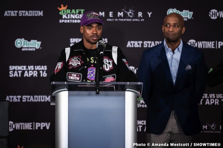 Spence Jr. vows to defeat Ugas to become 3-belt welterweight champion