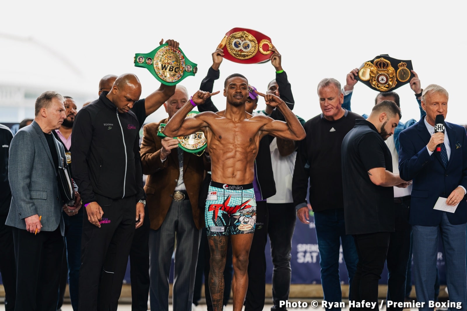 Spence Jr vs. Ugas Showtime Weights