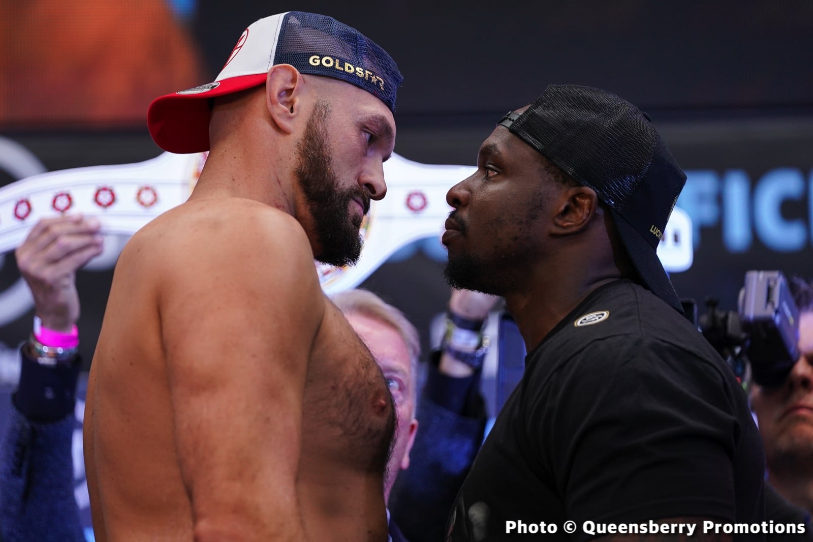Tyson Fury, Dillian Whyte Weigh-In: Fury 264, Whyte 253
