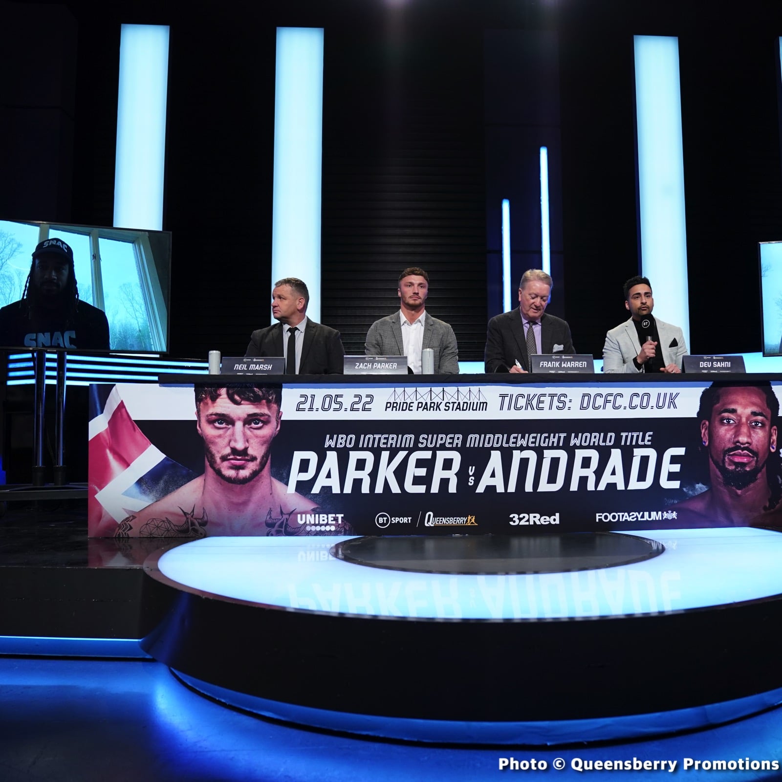 Boxing photo: Demetrius Andrade, zach Parker image Photos / Quotes: Demetrius Andrade vs. Zach Parker - press conference