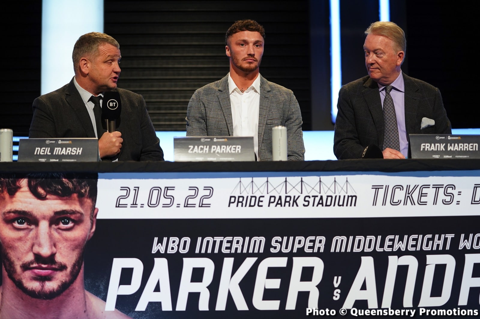 Boxing photo: Demetrius Andrade, zach Parker image Photos / Quotes: Demetrius Andrade vs. Zach Parker - press conference
