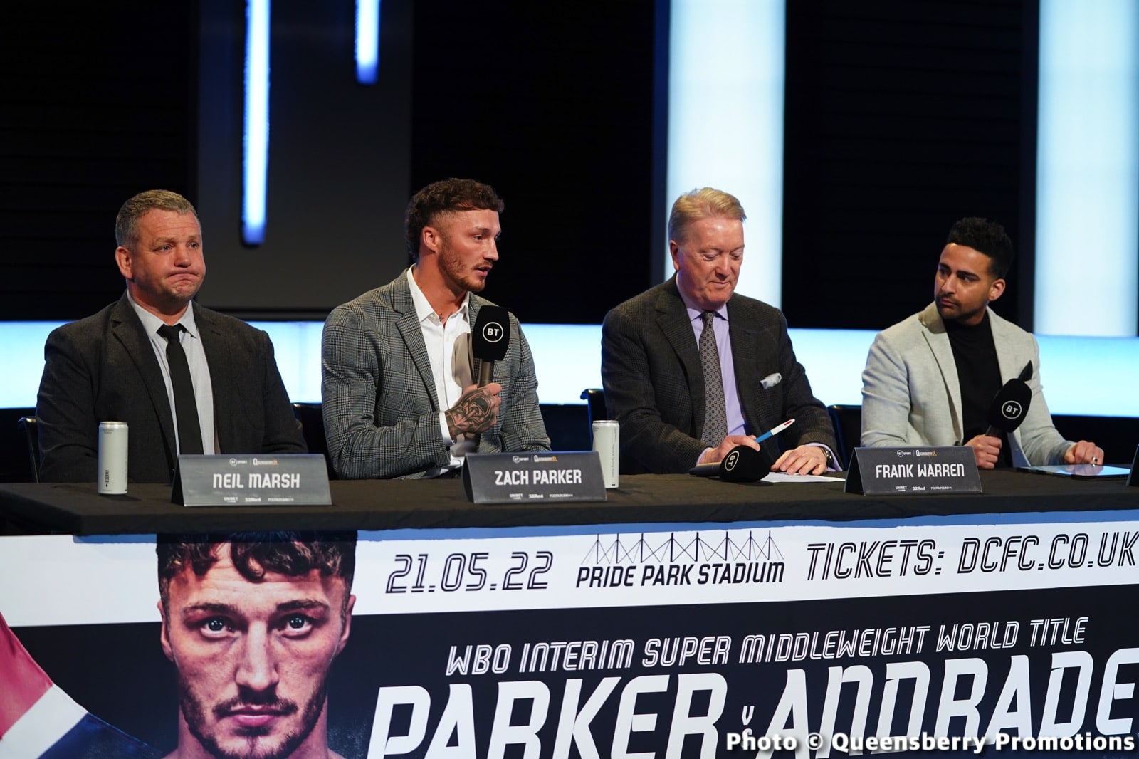 Boxing photo: Demetrius Andrade, zach Parker image Photos / Quotes: Demetrius Andrade vs. Zach Parker - press conference